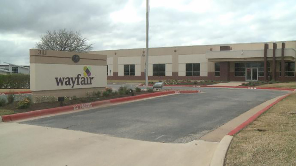 wayfair building in Bryan